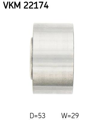 Polea inversión/guía, correa distribución SKF ref. VKM 22174